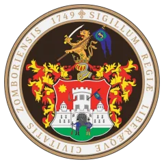 Srednji grb (pečatni) — Grad Sombor
