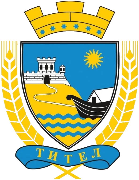 Srednji grb — Opština Titel